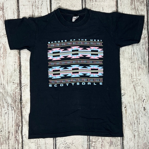 VTG Scottsdale Arizona 1980s Travel Tourism Single Stitch Tshirt Vacation - Picture 1 of 4